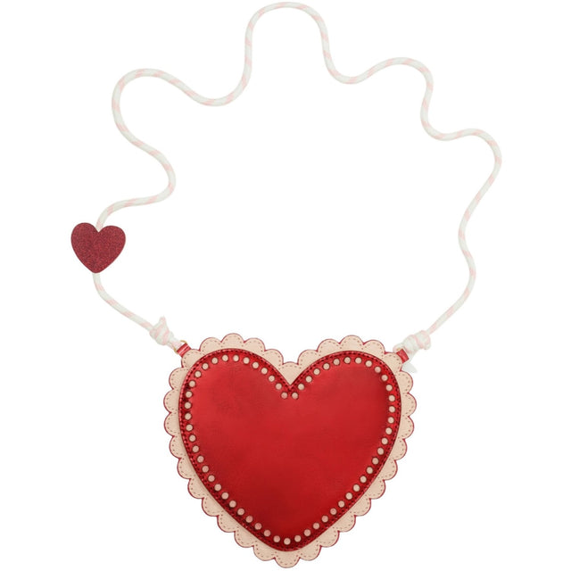 Mimi & Lula Taske Med Rem - Scalloped Heart Valentines