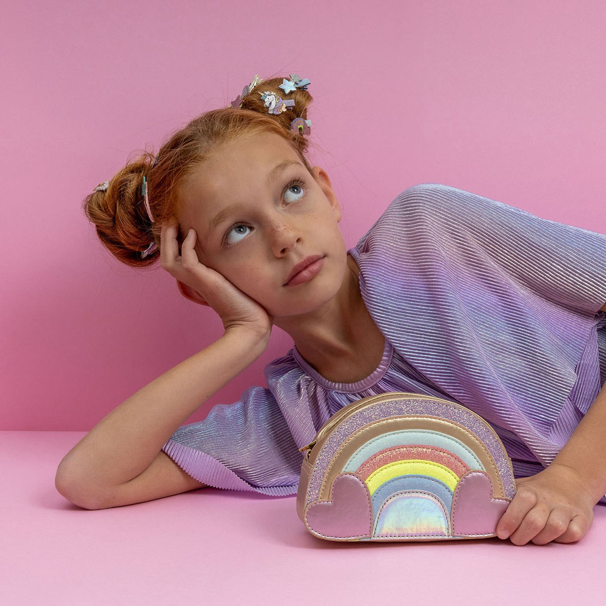 Mimi & Lula Skuldertaske - Rainbow My Little Unicorn