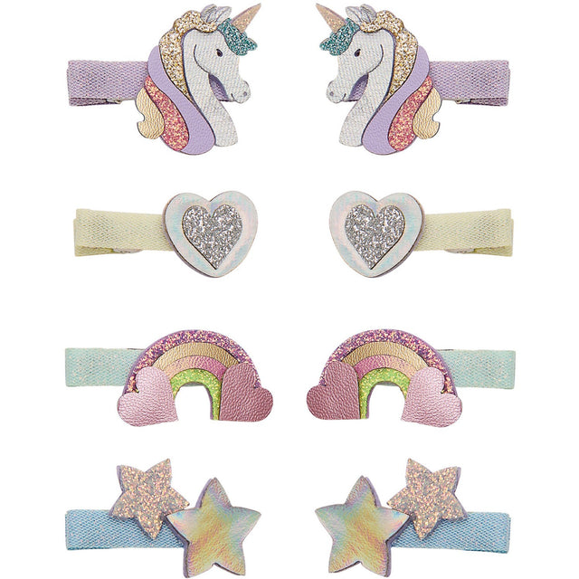 Mimi & Lula 8 Hårclips - Mini Dreamy My Little Unicorn