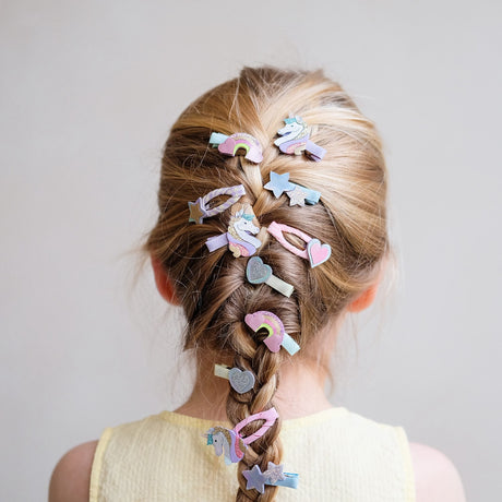 Mimi & Lula 8 Hårclips - Mini Dreamy My Little Unicorn