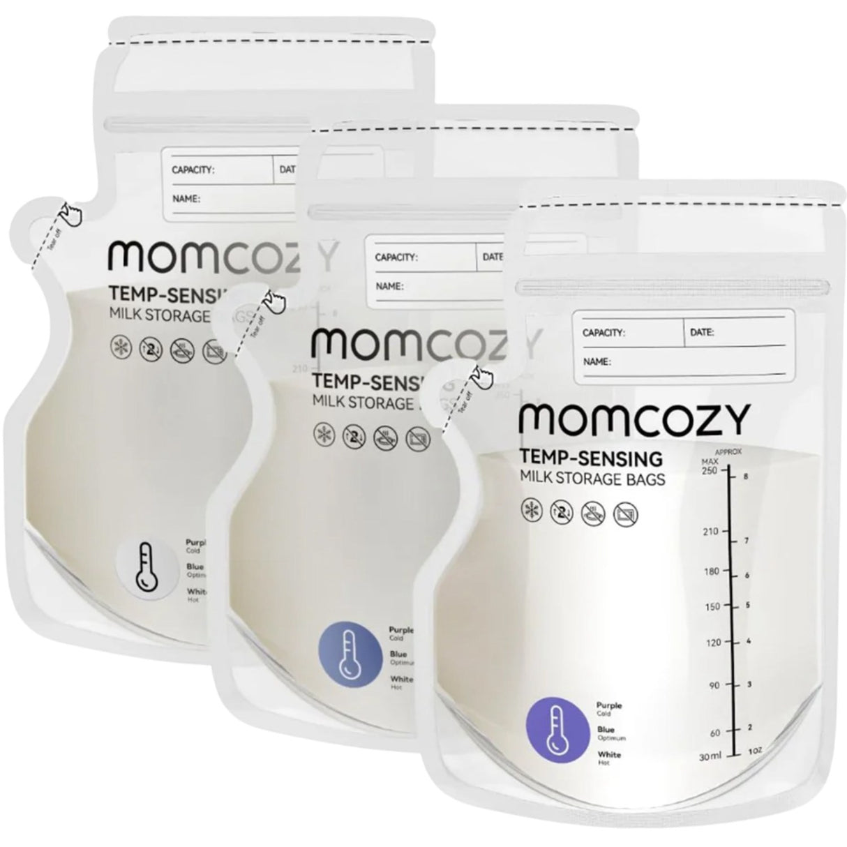 Momcozy Spout Brystmælk Opbevaringposer 60-Pack