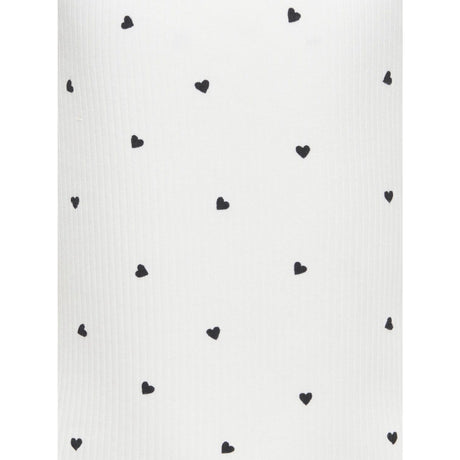 kids ONLY Cloud Dancer Black Hearts Kogbella Life Strop Top Jrs