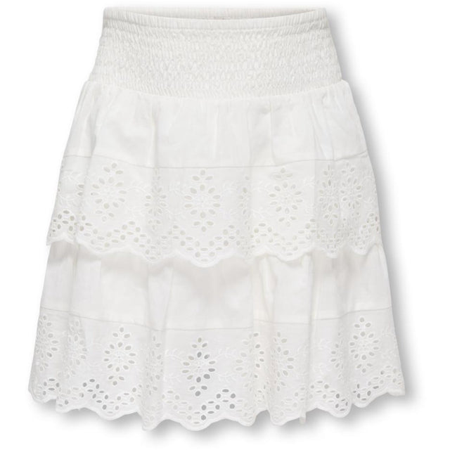 kids ONLY Cloud Dancer Koglou Life Emb Layered Nederdel Wvn