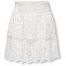 kids ONLY Cloud Dancer Koglou Life Emb Layered Nederdel Wvn