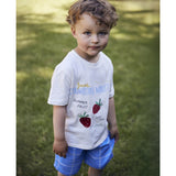 Fliink Cloud Dancer Sommer Strawberry T-Shirt