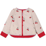 Fliink Sandshell Aop Kota Vendbar Strawberry Jakke