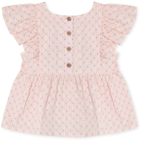 Fliink Chalk Pink Check Aop Zorro Sl Top