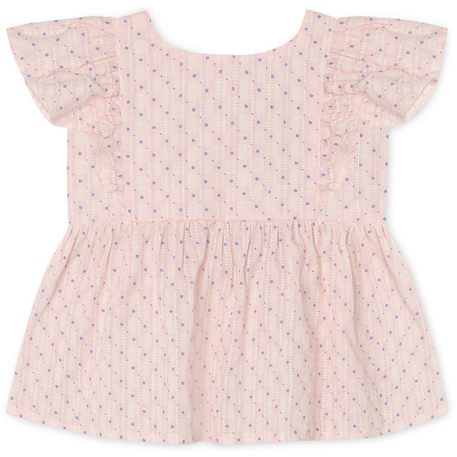 Fliink Chalk Pink Check Aop Zorro Sl Top