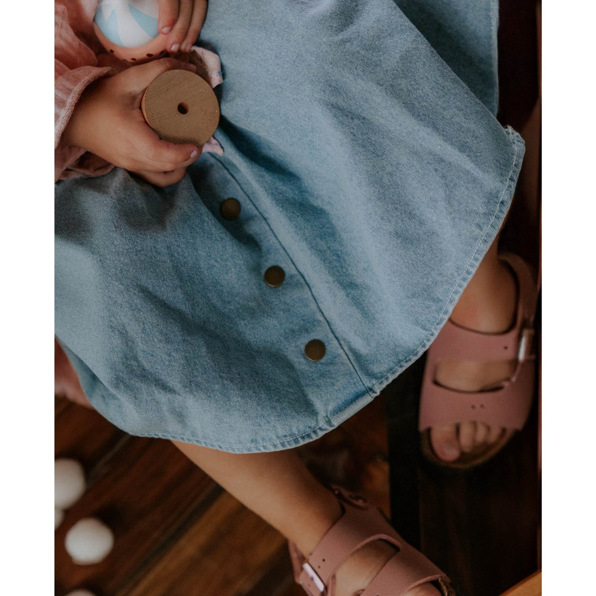 Fliink Light Denim Blue Don Denim Nederdel