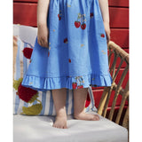 Fliink Marina Blue Aop Elma Strop Kjole