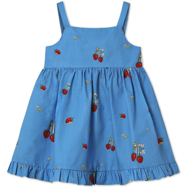 Fliink Marina Blue Aop Elma Strop Kjole