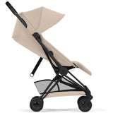 Cybex Cozy Beige/Beige Coÿa Comfort Matt Black Inklusiv Foldbar Liggedel