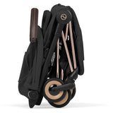 Cybex Sepia Black/Black Coÿa Comfort Rosegold Inklusiv Foldbar Liggedel