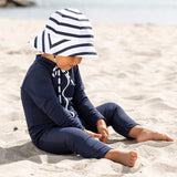 Petit Crabe Blue Lou Basic Badeheldragt L/S