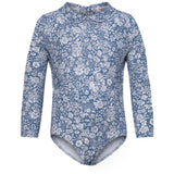 Petit Crabe Evening Sky (Made With Liberty© Fabric) Peeter Pan Badeheldragt L/S