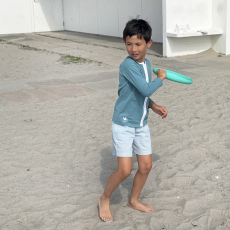 Petit Crabe Stone Basic Lynlås Uv-Swim Skjorte L/S