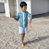 Petit Crabe Stone Basic Lynlås Uv-Swim Skjorte L/S