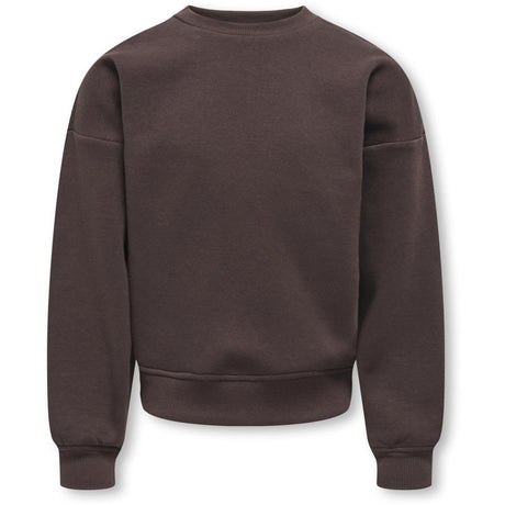 kids ONLY Coffee Bean Birch/Houston Kogsweat L/S Back/Sleeve Print Swt Noos