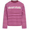 kids ONLY Fiji Flower Rumba Red (Ida) Print Vibrant Koglida L/S Stripe Top Jrs