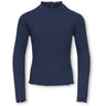 kids ONLY Navy Blazer Kogfransiska Schl Ls Hi-Nck Top Jrs Noos