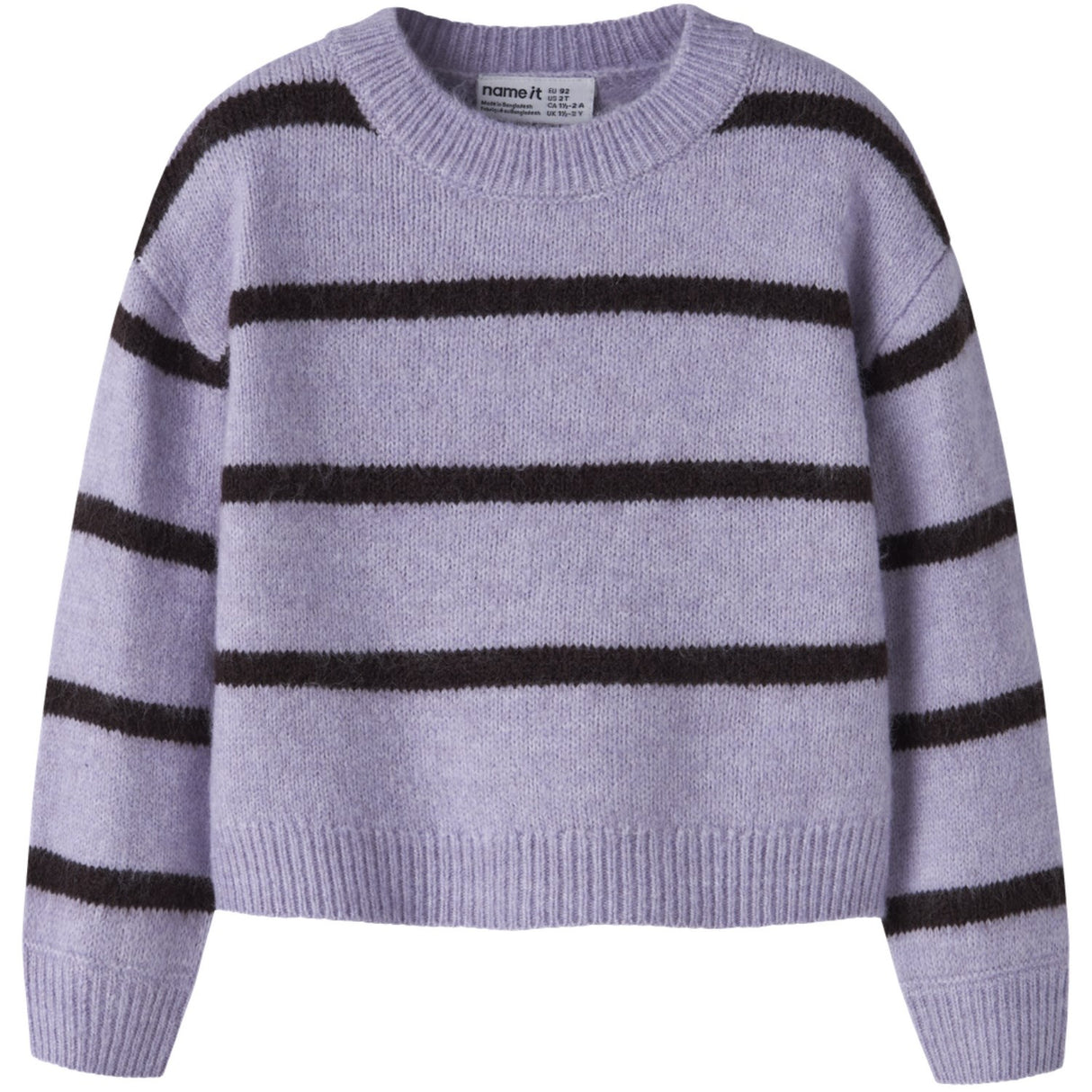 Name It Heirloom Lilac Chocolate Plum Nmfolenska Ls Strik