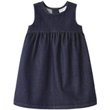 Name It Dark Blue Denim Nmfella Dnm Glitter Kjole 1208-Lu