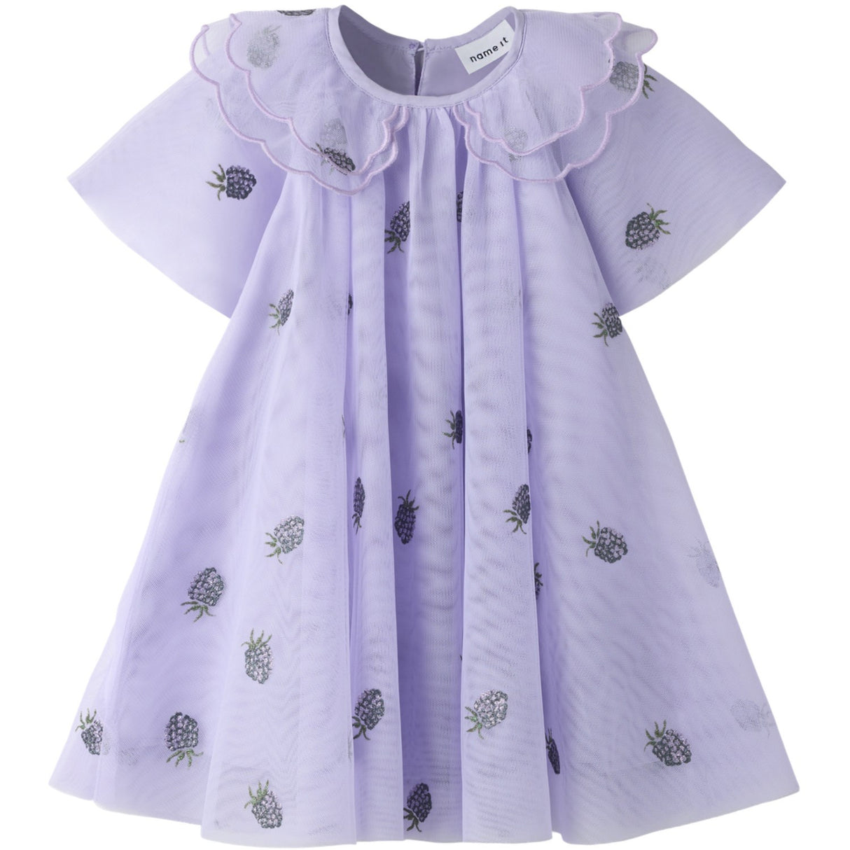 Name It Heirloom Lilac Nmfolin Ss Tyl Kjole