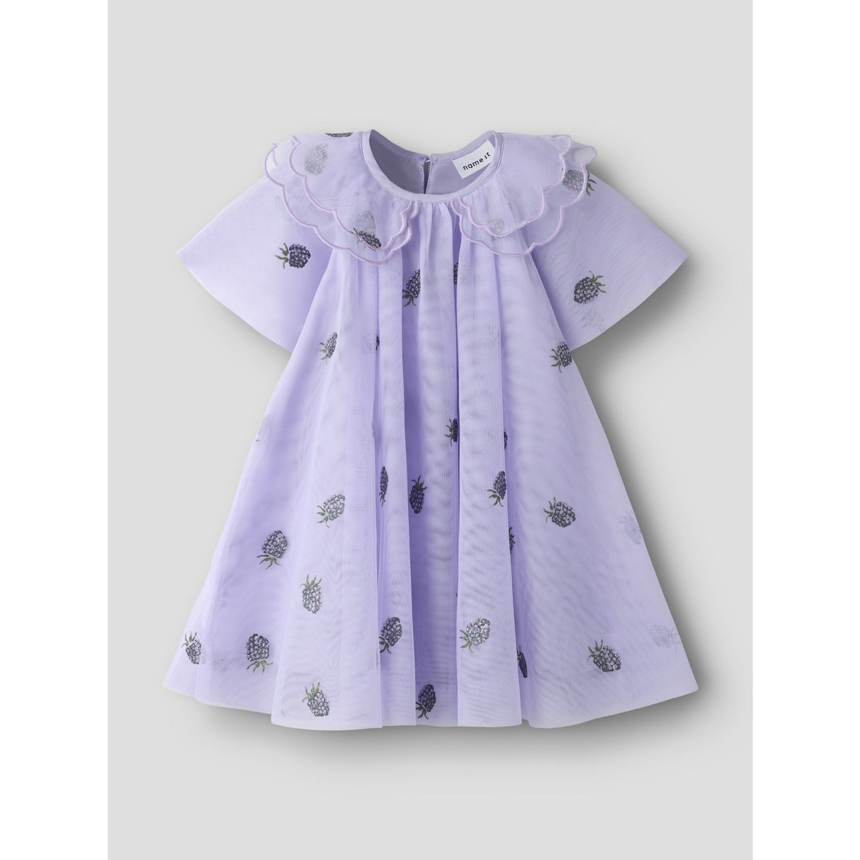 Name It Heirloom Lilac Nmfolin Ss Tyl Kjole