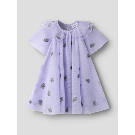 Name It Heirloom Lilac Nmfolin Ss Tyl Kjole
