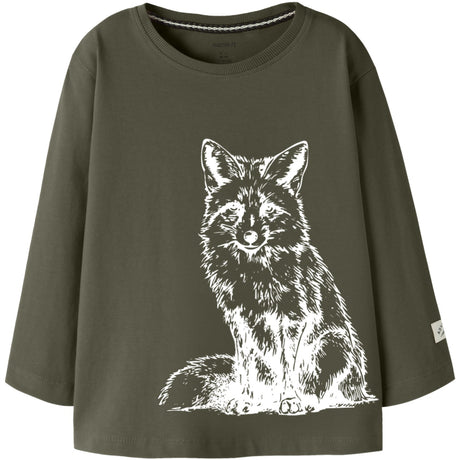 Name It Olive Night Nmmorlay Ls Nreg Top Æske