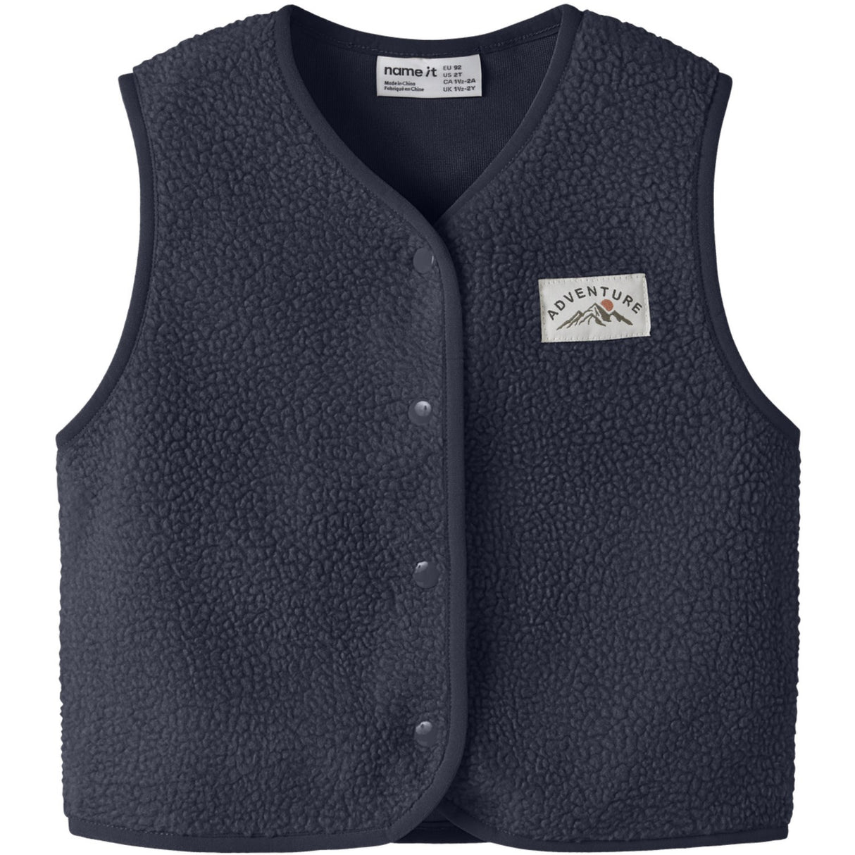 Name It Navy Blazer Nmmowe Sl Nreg Bamse Vest