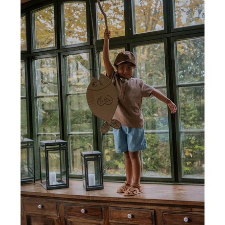 Fliink Light Denim Blue Don Denim Shorts