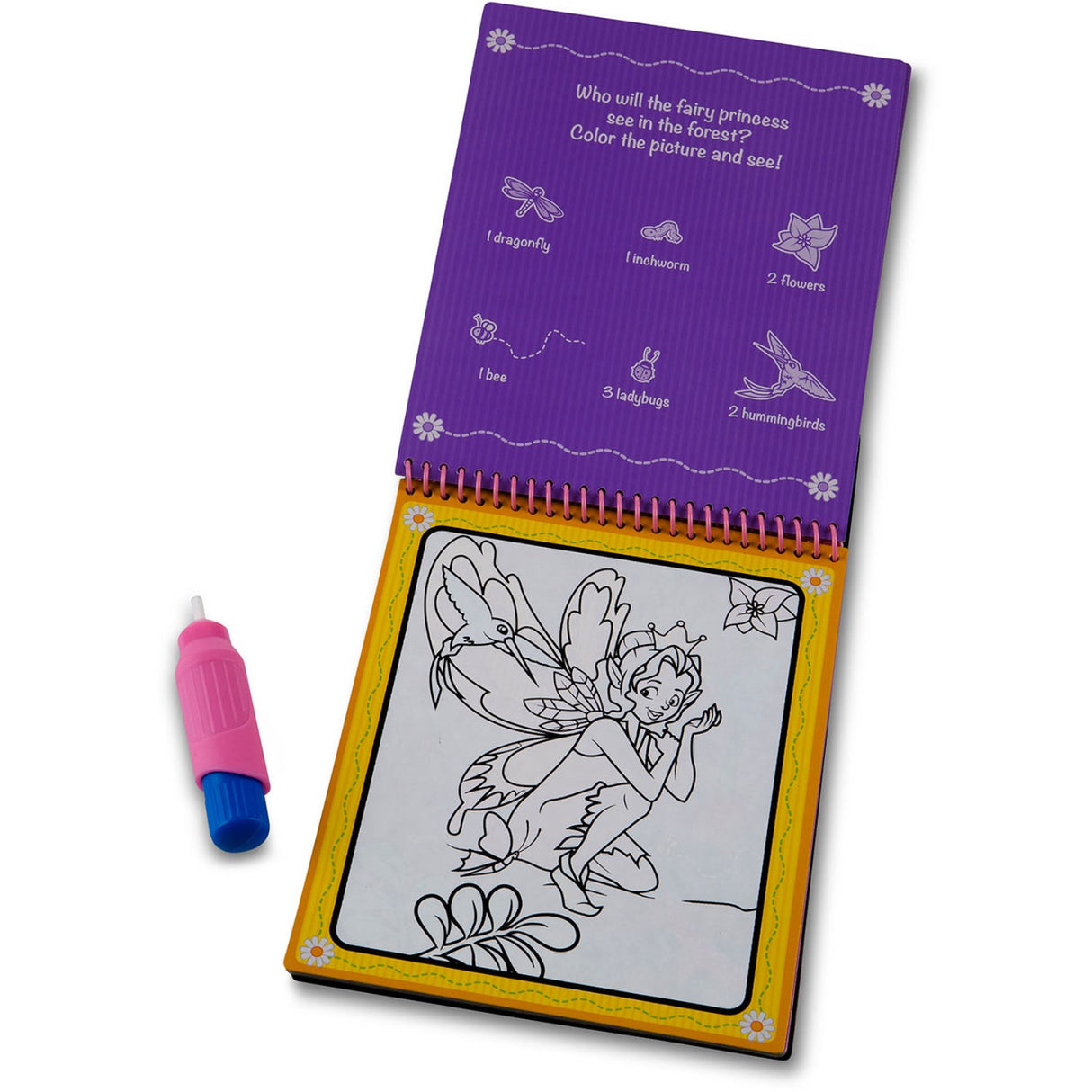 Melissa & Doug Lyserød Water Wow! Water-Reveal Pad Fairy Tale
