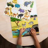 Melissa & Doug Grøn Reusable Sticker Pad Habitats