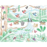 Melissa & Doug Multifarvet Wooden Stamp Set Regnskov