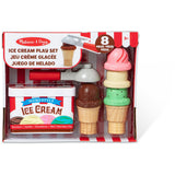 Melissa & Doug Multifarvet Legetøj Scoop & Stack Ice Cream Cone Playset
