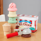 Melissa & Doug Multifarvet Legetøj Scoop & Stack Ice Cream Cone Playset