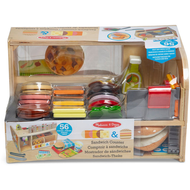 Melissa & Doug Multifarvet Sandwich-Disk Sæt Med 52 Dele