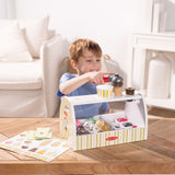 Melissa & Doug Multifarvet Wooden Playset Scoop And Serve Ice Cream Counter