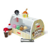 Melissa & Doug Multifarvet Wooden Playset Scoop And Serve Ice Cream Counter