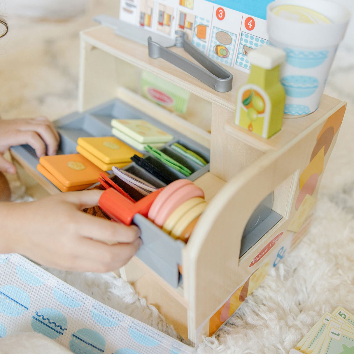 Melissa & Doug Multifarvet Sandwich-Disk Sæt Med 52 Dele