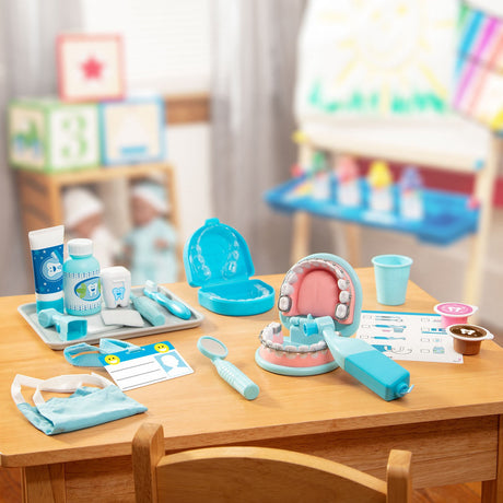 Melissa & Doug Multifarvet Legetøj Super Smile Dentist Play Set