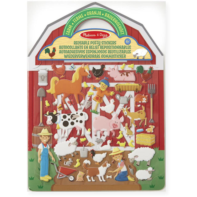 Melissa & Doug Multifarvet Puffy Sticker Playset On The Farm