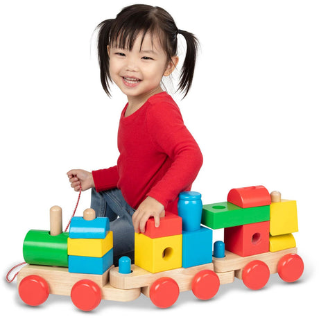 Melissa & Doug Multifarvet Legetøj - Tog Til Stabling