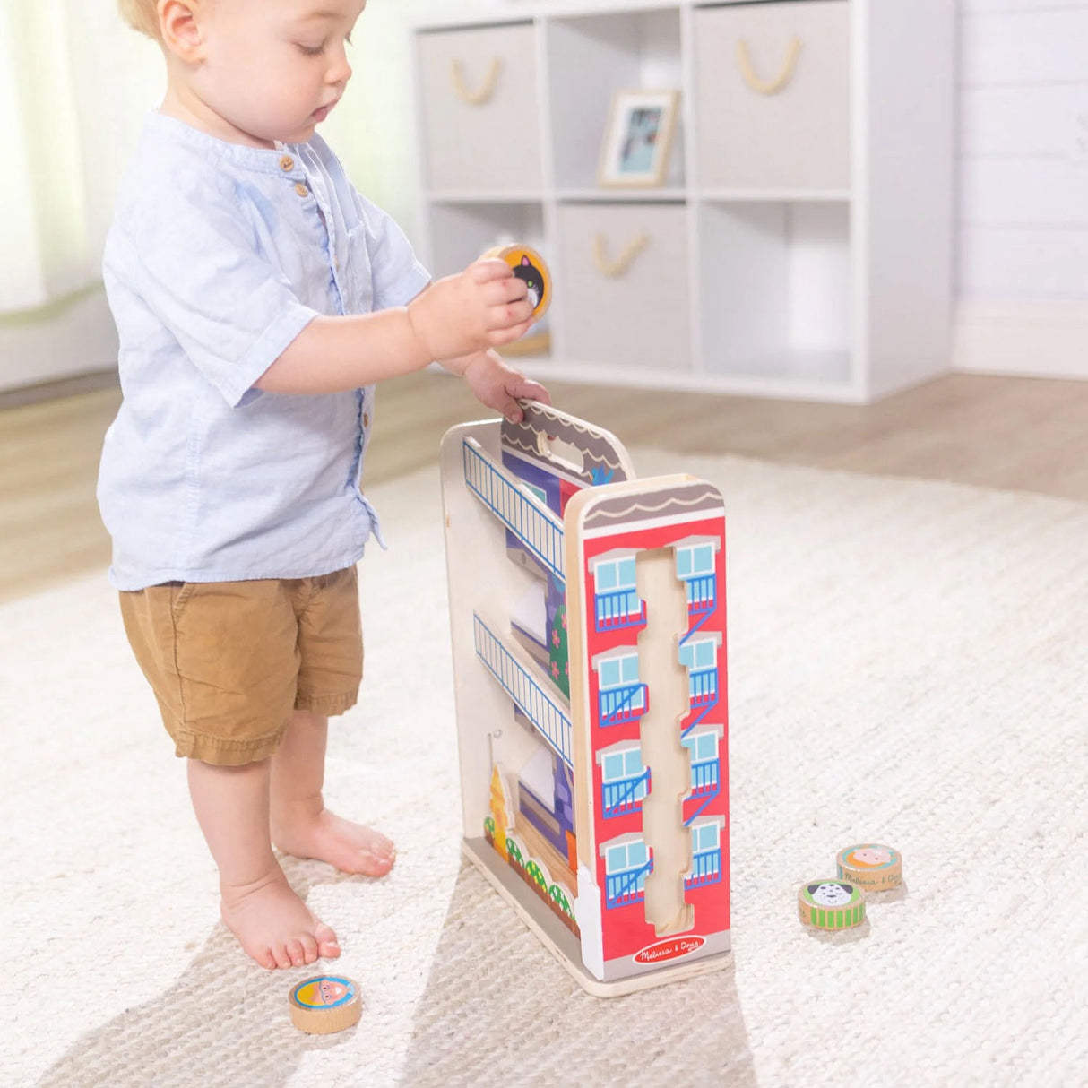 Melissa & Doug Multifarvet Legesæt - Go Tots - Byhus Tumlesæt
