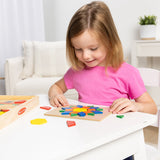 Melissa & Doug Multifarvet Mønster-Leg - Træ - Sæt Med Klodser Og Plader
