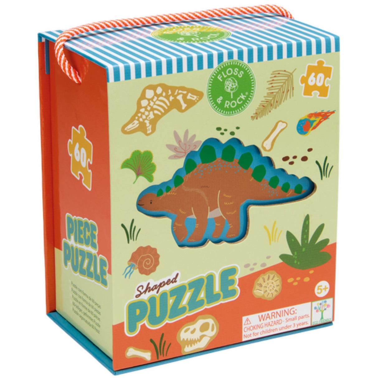 Floss & Rock Puslespil I Facon 60 Stk. - Dino