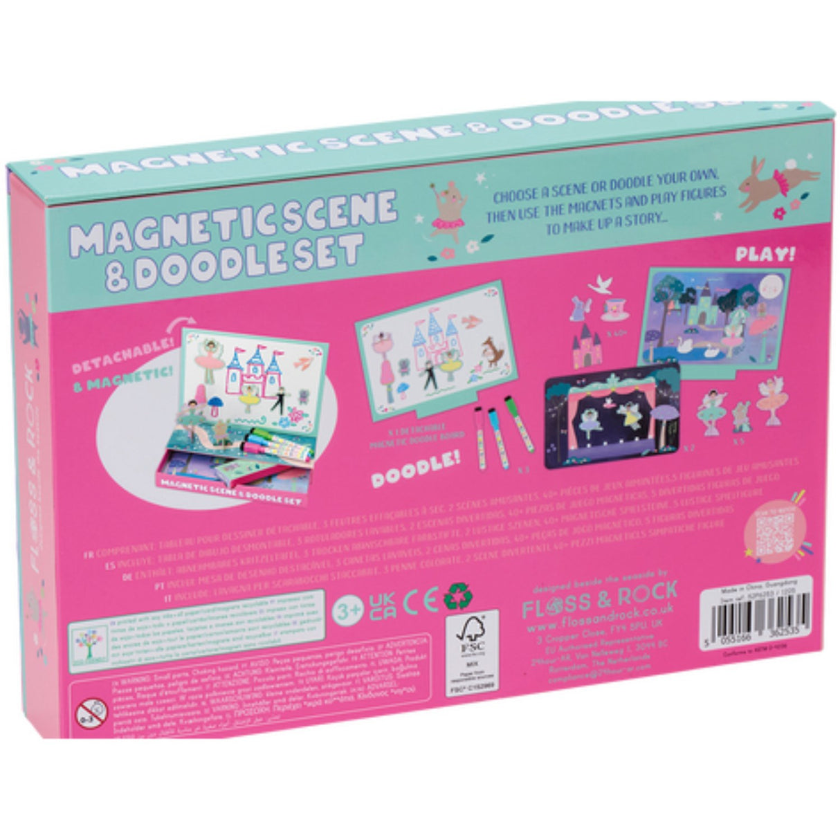 Floss & Rock Magnetisk Lege & Tegnesæt - Enchanted