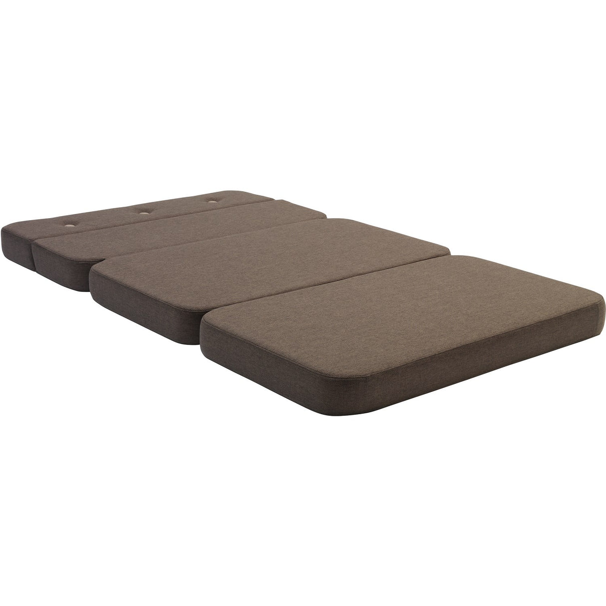 by KlipKlap Brown Sand KK 3 Fold Sofa 120 Cm
