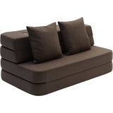 by KlipKlap Brown Sand KK 3 Fold Sofa 120 Cm